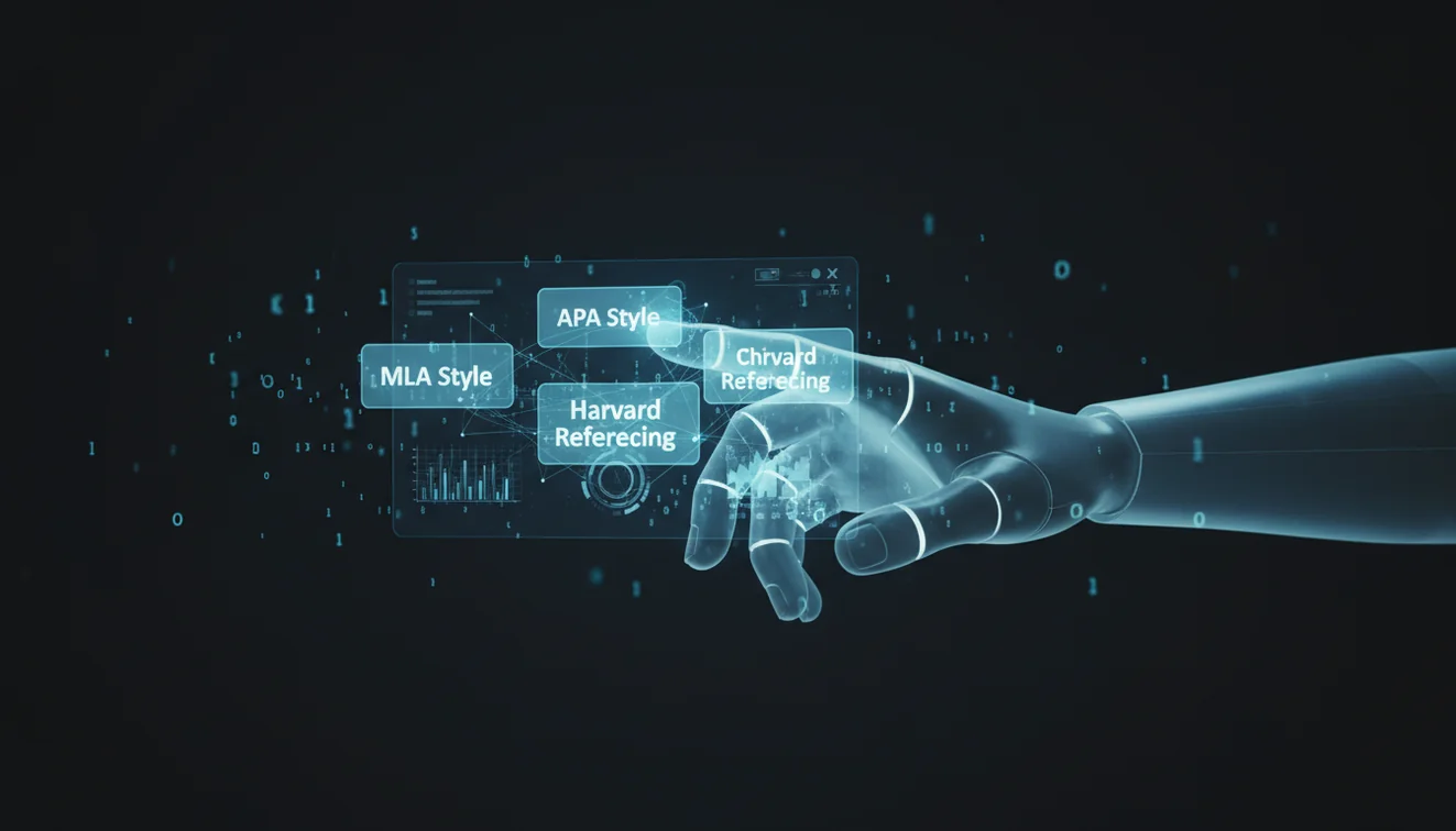 Citation generator creating APA and MLA formatted references